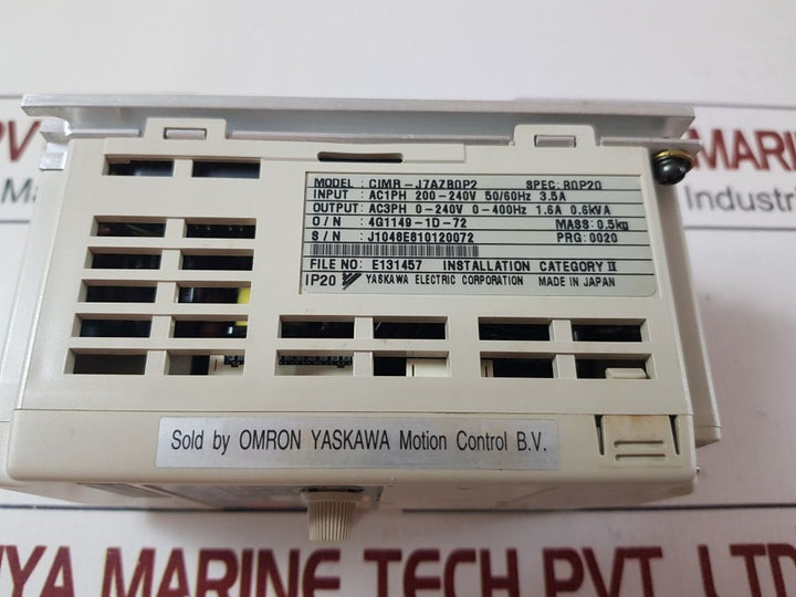 Omron cimr-j7azb0p2 inverter