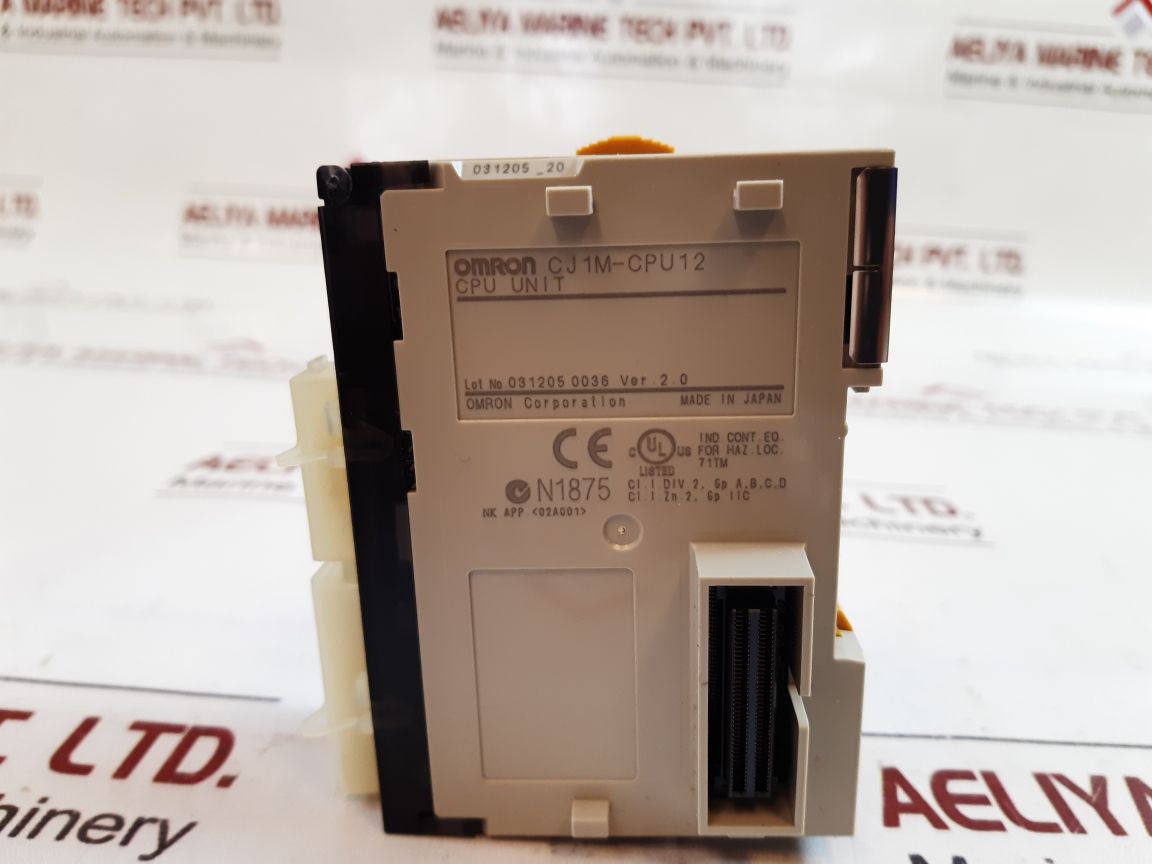 Omron cj1m-cpu12 programmable controller cpu unit set