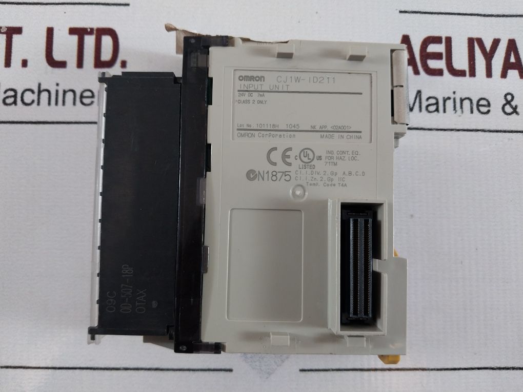 Omron Cj1W-id211 Input Unit 24V Dc 7Ma