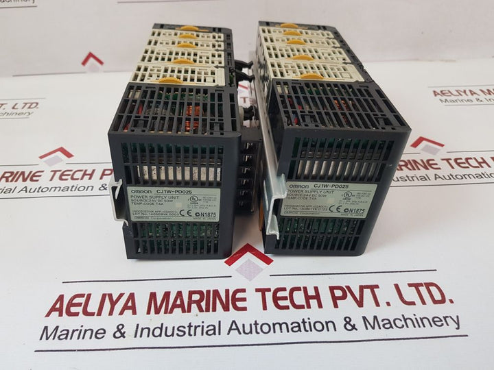 Omron Cj1W-pd025,Cj1M-cpu11,Md233,Id232,Od233 Module Rack