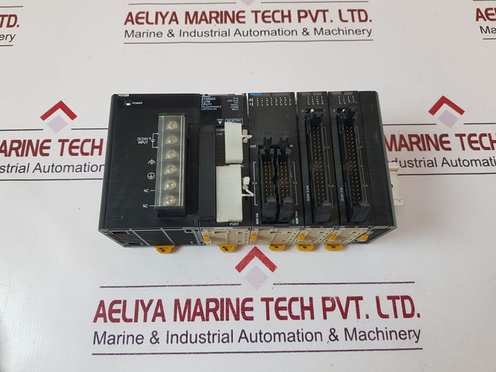 Omron Cj1W-pd025,Cj1M-cpu11,Md233,Id232,Od233 Module Rack