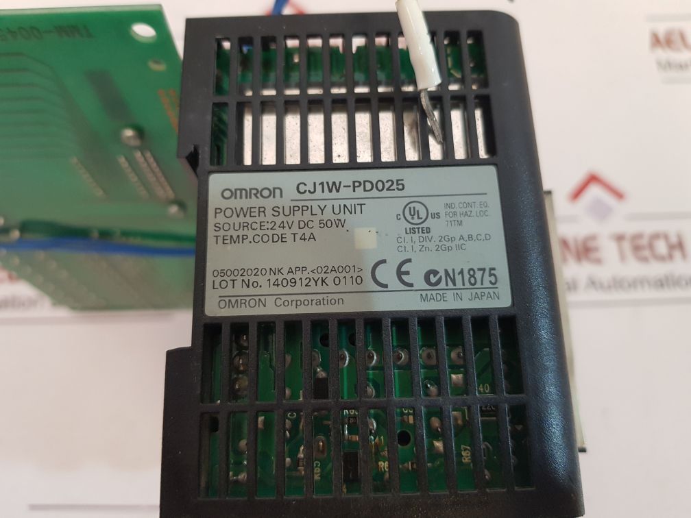 Omron Cj1W-pd025 Power Supply Unit 24V