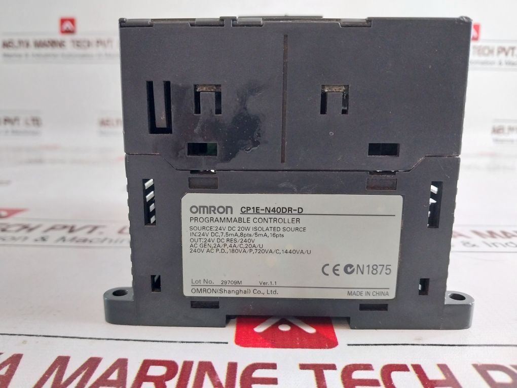 Omron Cp1E-n40Dr-d Programmable Controller 24V