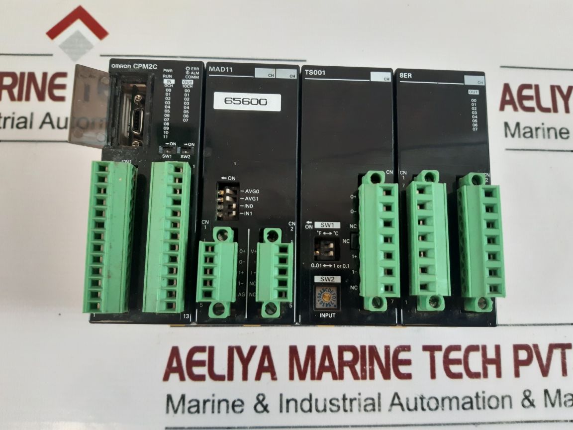 Omron Cpm2C-8Er,Mad11,Ts001,8Er Module Rack