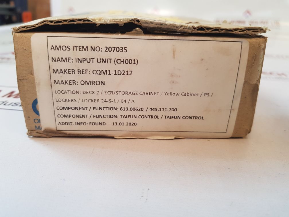 Omron cqm1-id212 input unit