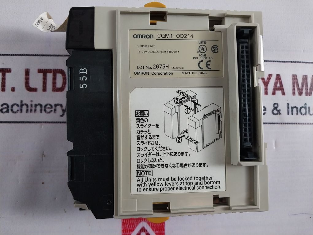 Omron Cqm1-od214 Output Unit Dc5V 50Ma Dc24V 03A