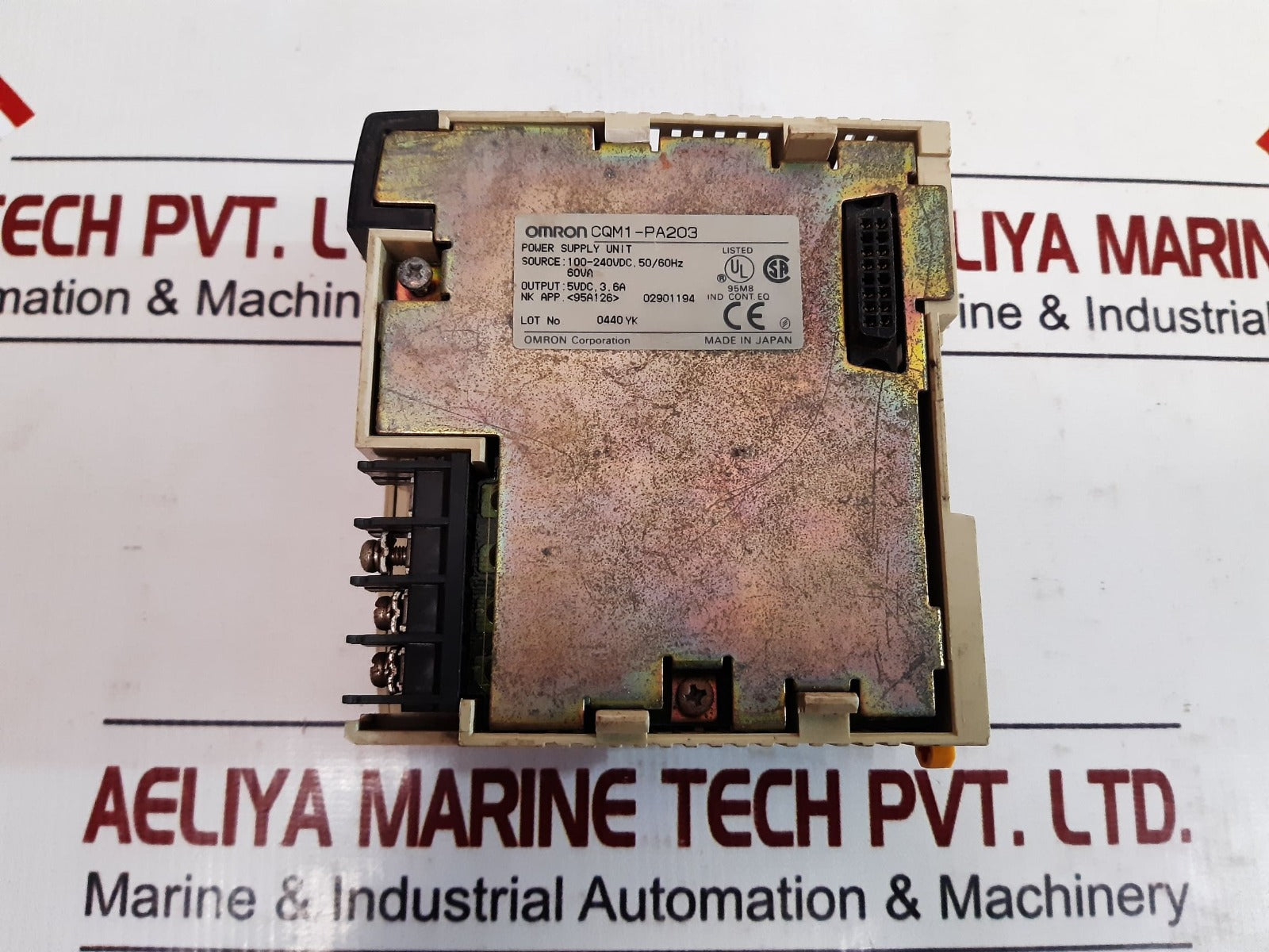 Omron Cqm1-pa203 Power Supply Unit 60Va