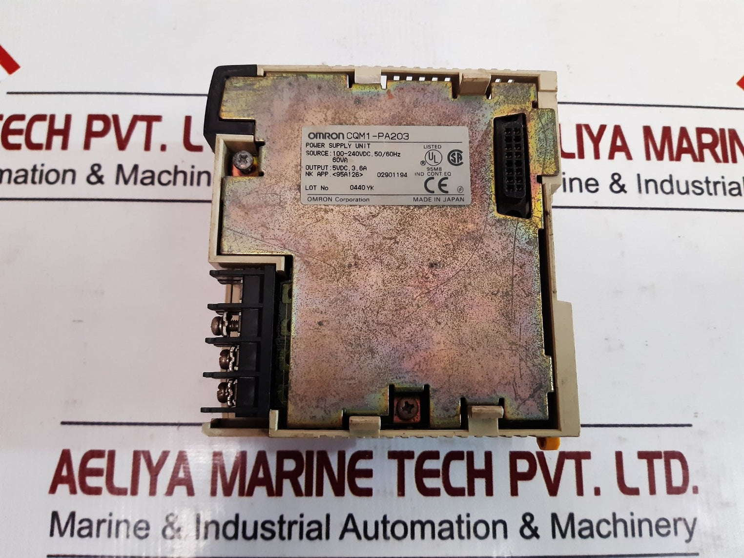 Omron Cqm1-pa203 Power Supply Unit 60Va