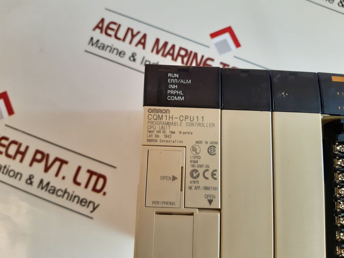 Omron Cqm1H-cpu11 Programmable Controller Cpu Unit