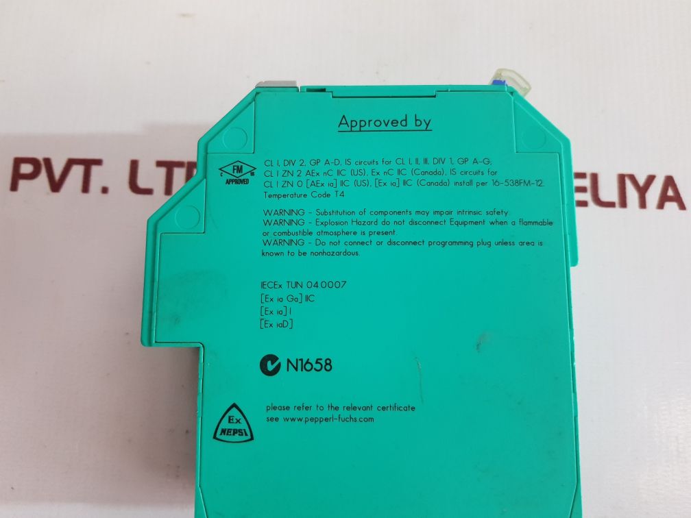 Pepperl+Fuchs K-system Kfu8-ufc-ex1.D Frequency Converter 188372