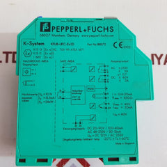Pepperl+Fuchs K-system Kfu8-ufc-ex1.D Frequency Converter 188372