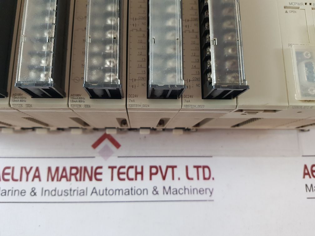 Omron ia111,cs1w-id211,cs1g-cpu43h,pa204r modules rack