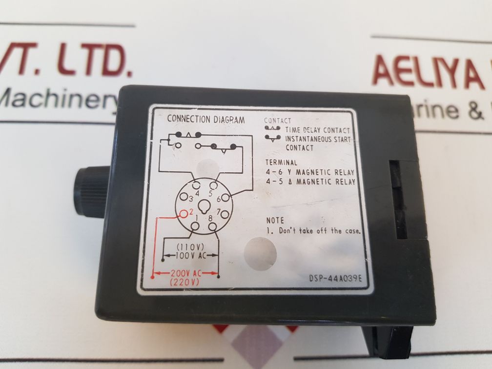 Omron Dsp-44A039E Star-delta Timer