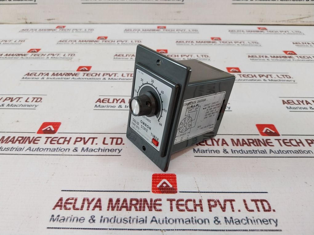 Omron Dts-y Solid State Timer 0-60 Seconds 220 Vac