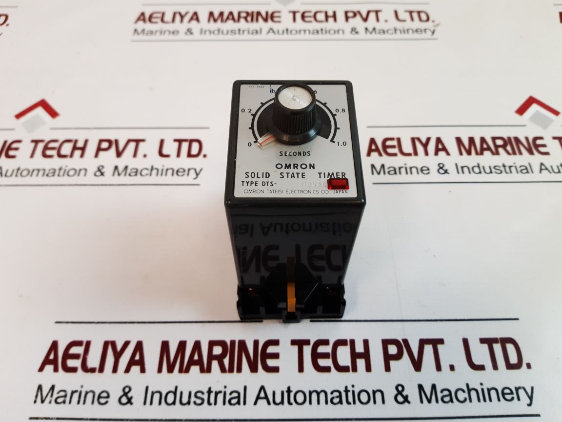 Omron Dts Solid State Timer 0 To 1.0 Seconds With Base Free Shipping