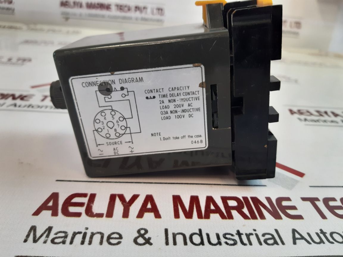 Omron Dts Solid State Timer 0 To 1.0 Seconds With Base Free Shipping