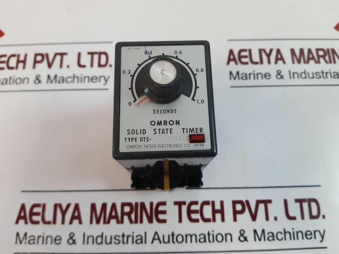 Omron Dts Solid State Timer 0 To 1.0 Seconds With Base Free Shipping