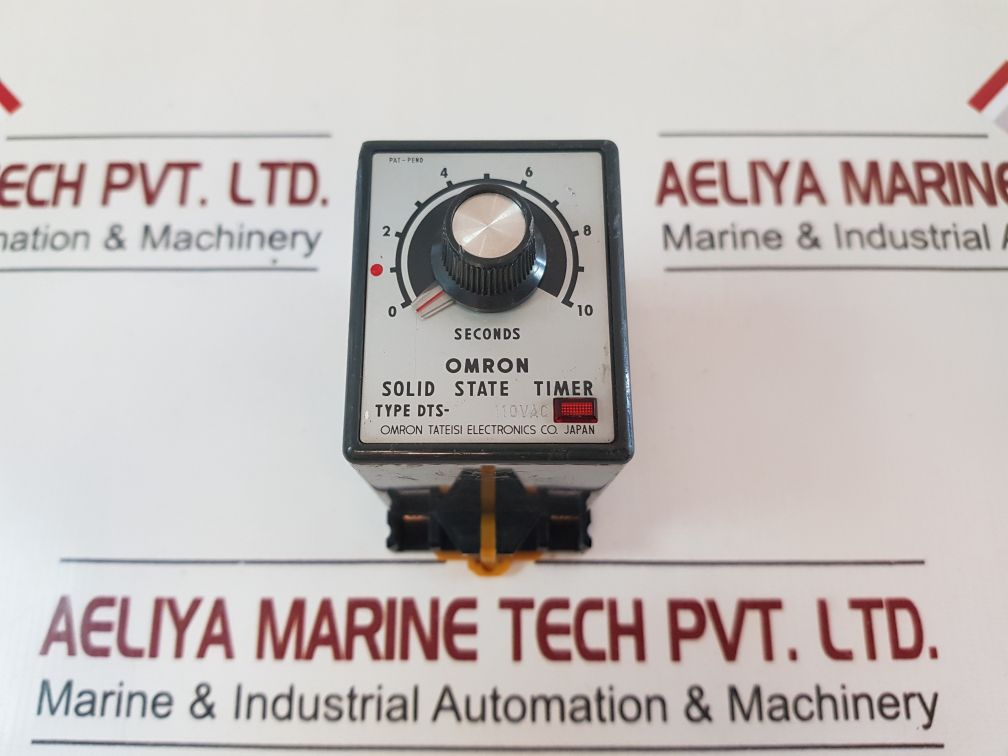 Omron Dts Solid State Timer 0-10 Seconds With Base