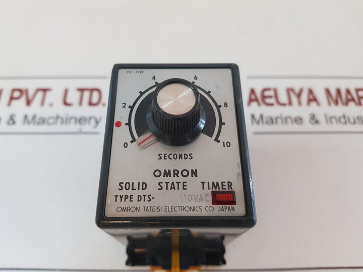 Omron Dts Solid State Timer 0-10 Seconds With Base