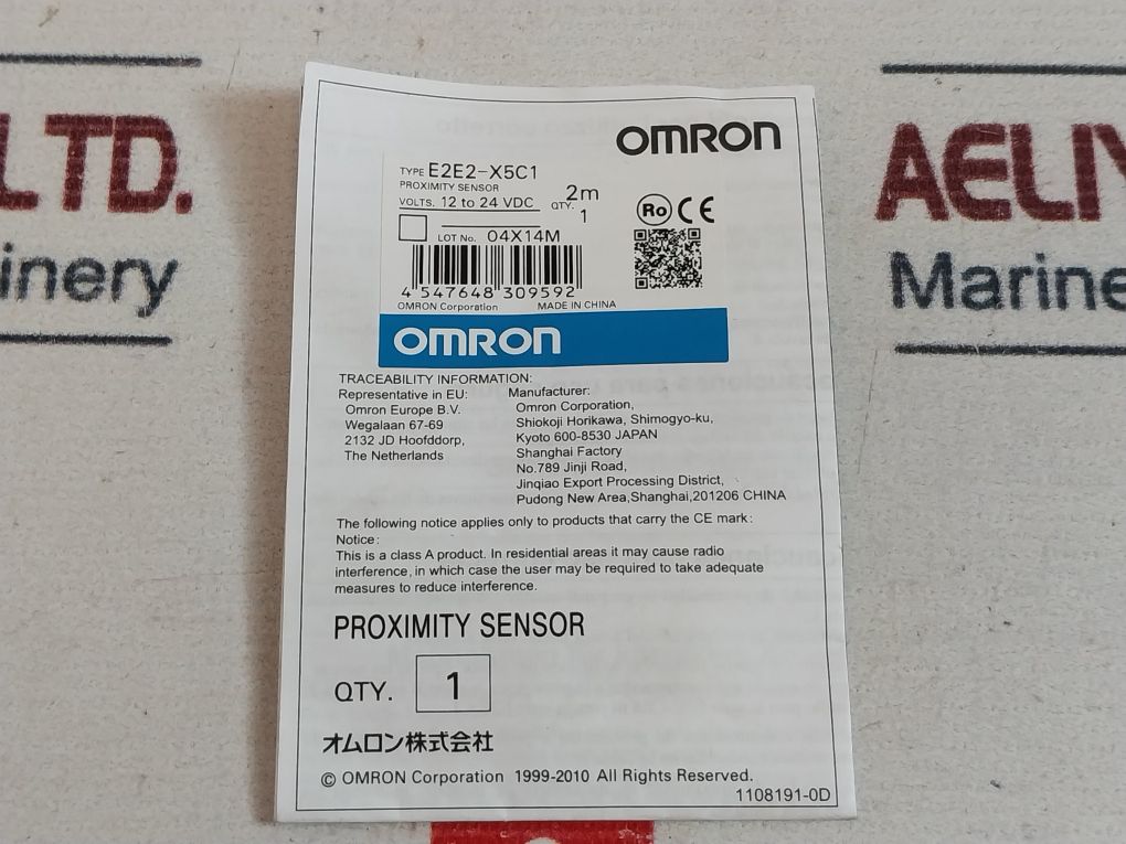 Omron E2E2-x5C1 Proximity Sensor