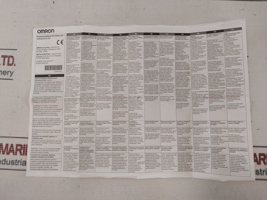 Omron E3Z-g81 Photoelectric Sensor