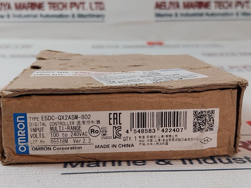 Omron E5Dc-qx2Asm-802 Digital Temperature Controller 250Vac