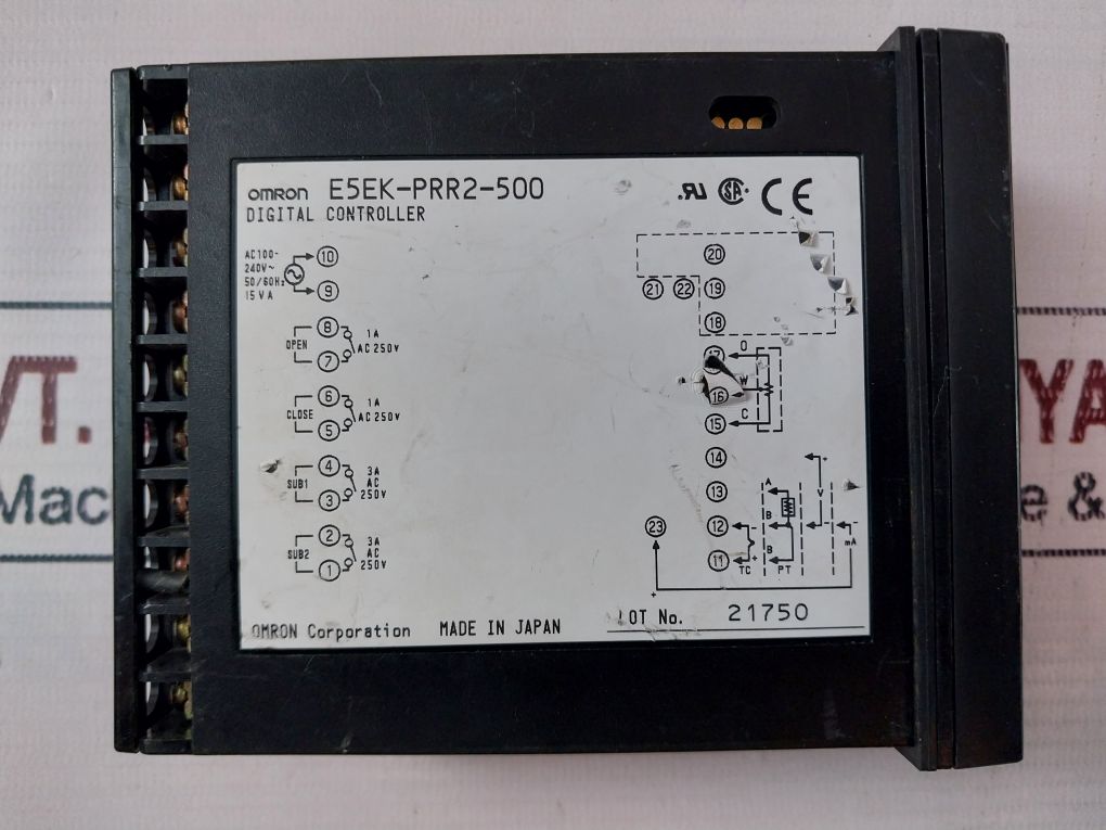 Omron E5Ek-prr2-500 Digital Controller Ac100-240V~ 50/60Hz