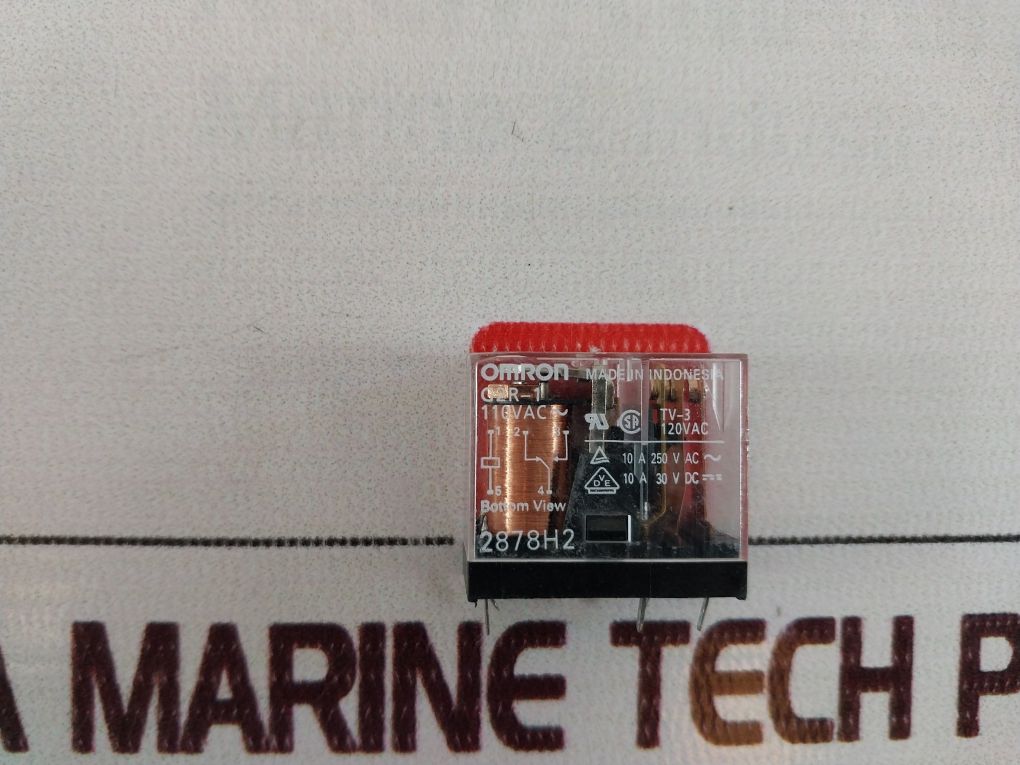 Lot Of 7X Omron G2R-1 Power Relay 110 Vac 2878H2