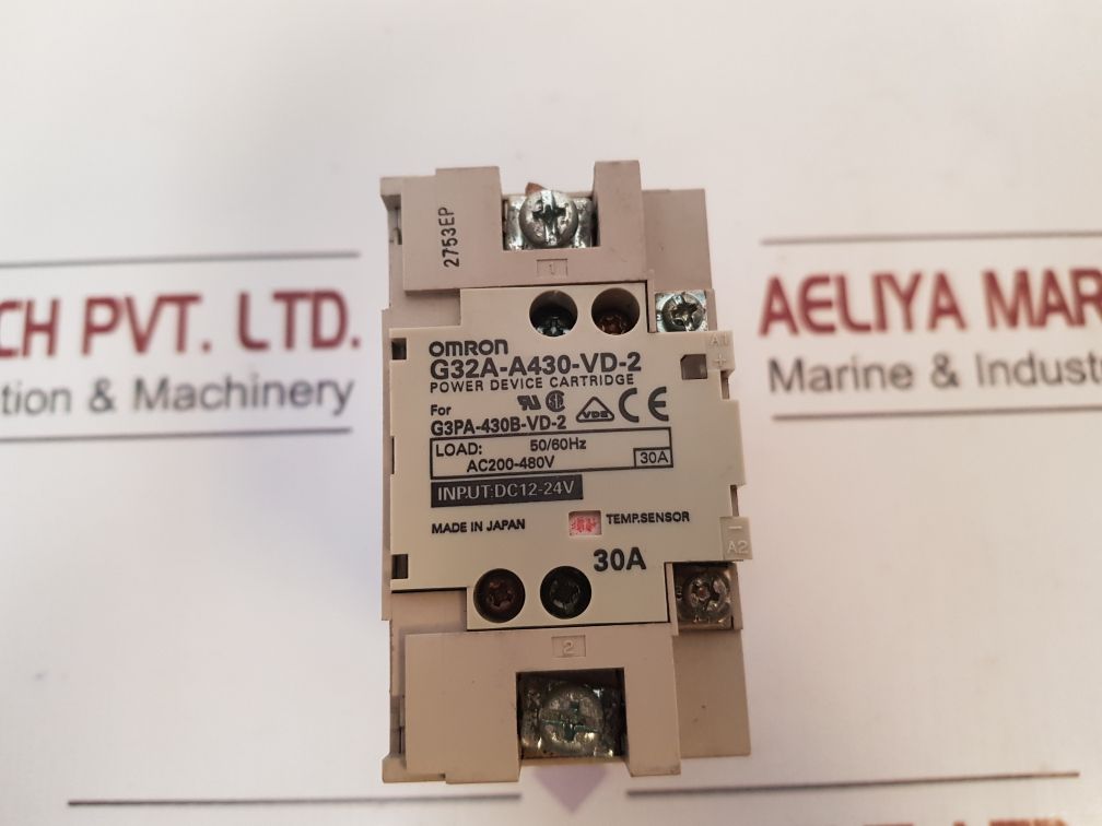 Omron G32A-a430-vd-2 Power Device Cartridge Relay