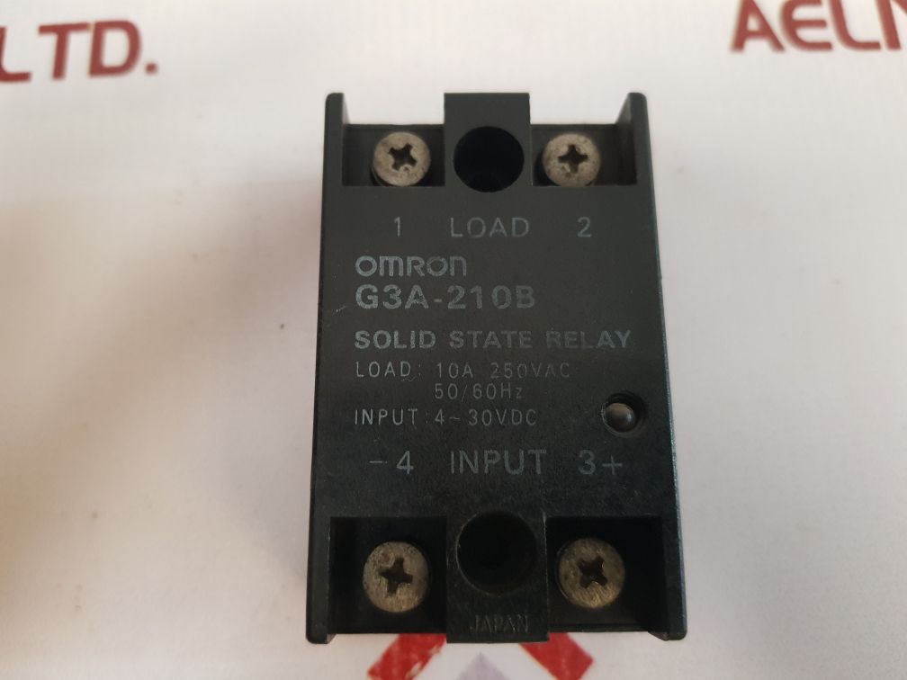 Omron G3A-210B Solid State Relay 10A 250Vac