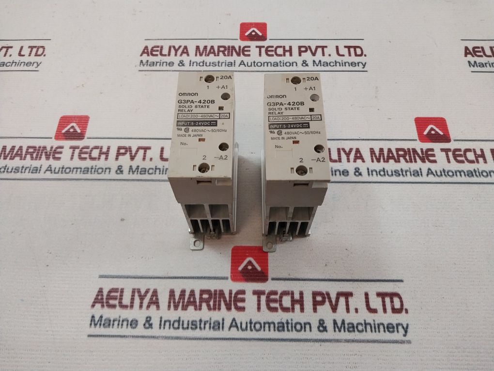 Omron G3Pa-420B Solid State Relay 5-24Vdc---