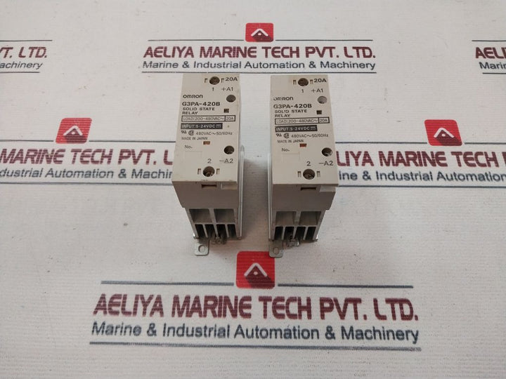 Omron G3Pa-420B Solid State Relay 5-24Vdc---