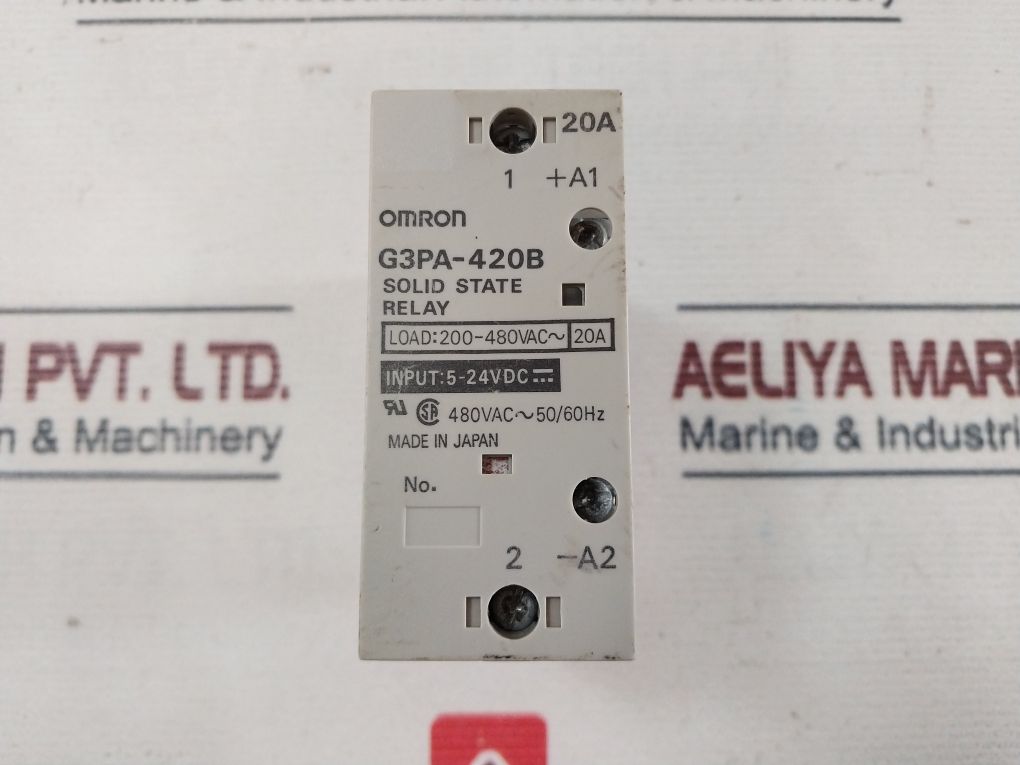 Omron G3Pa-420B Solid State Relay 5-24Vdc---