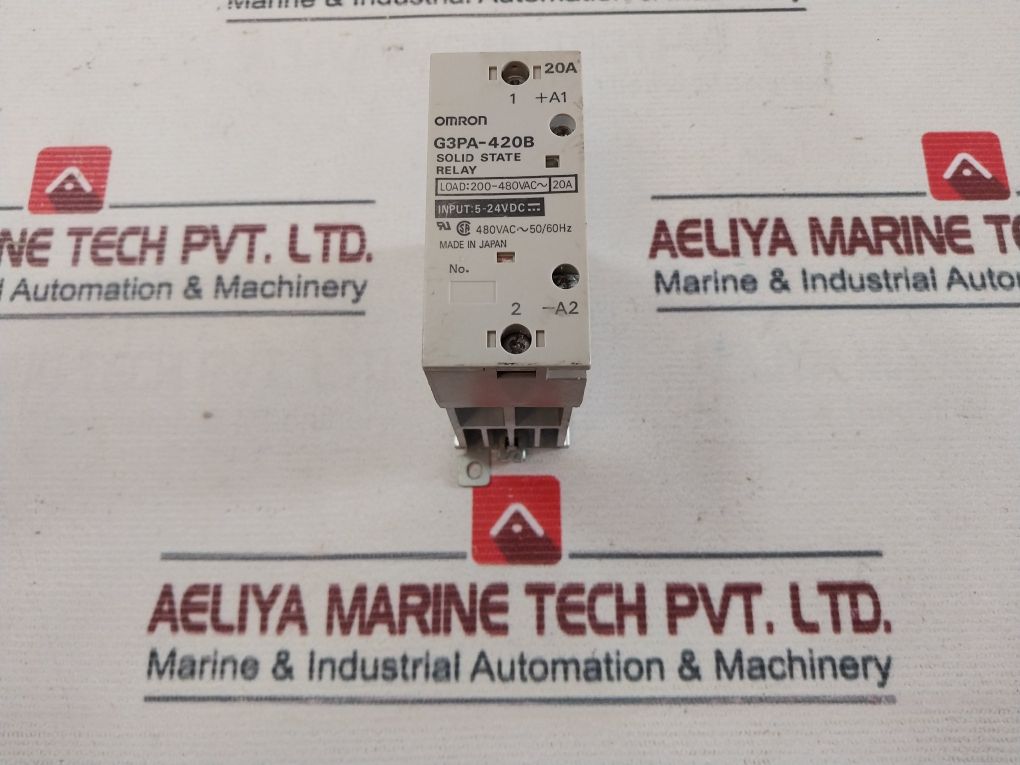 Omron G3Pa-420B Solid State Relay 5-24Vdc---