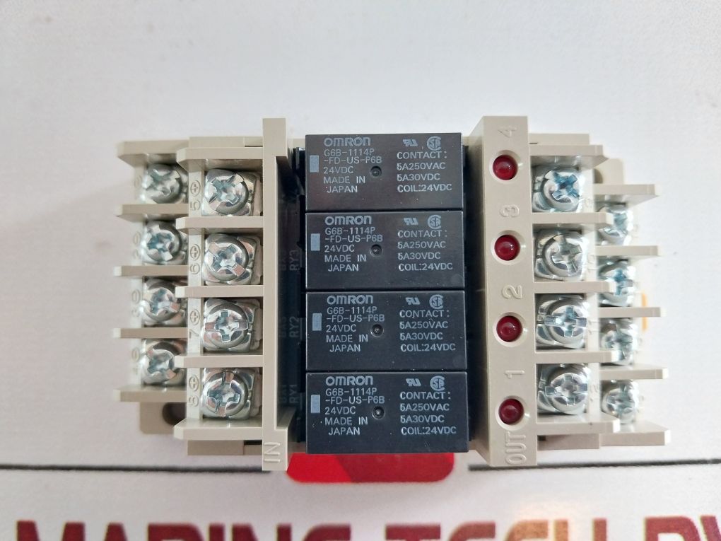 Omron G6B-4Bnd Terminal Relay Block