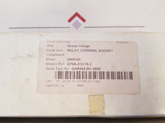 Omron g70a-zoc16-3 relay terminal socket dc24v