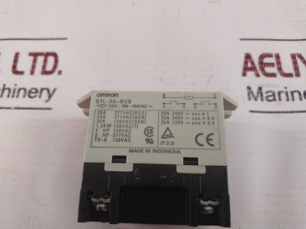 Omron G7L-2A-bub Power Relay 200-240 Vac