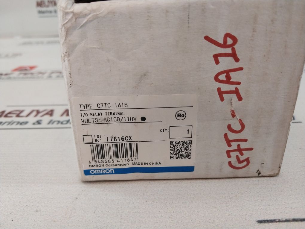 Omron G7Tc-ia16 I/O Relay Terminal 250Vac