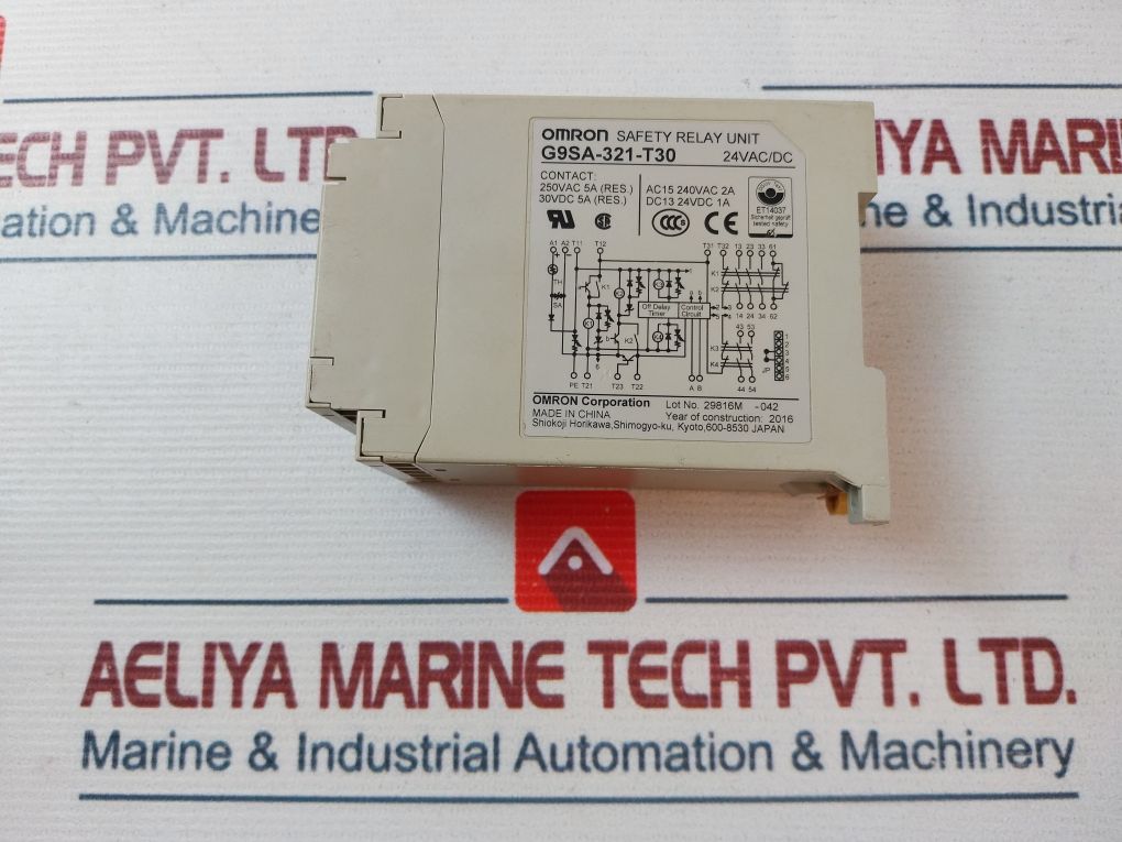 Omron G9Sa-321-t30 Safety Relay Unit