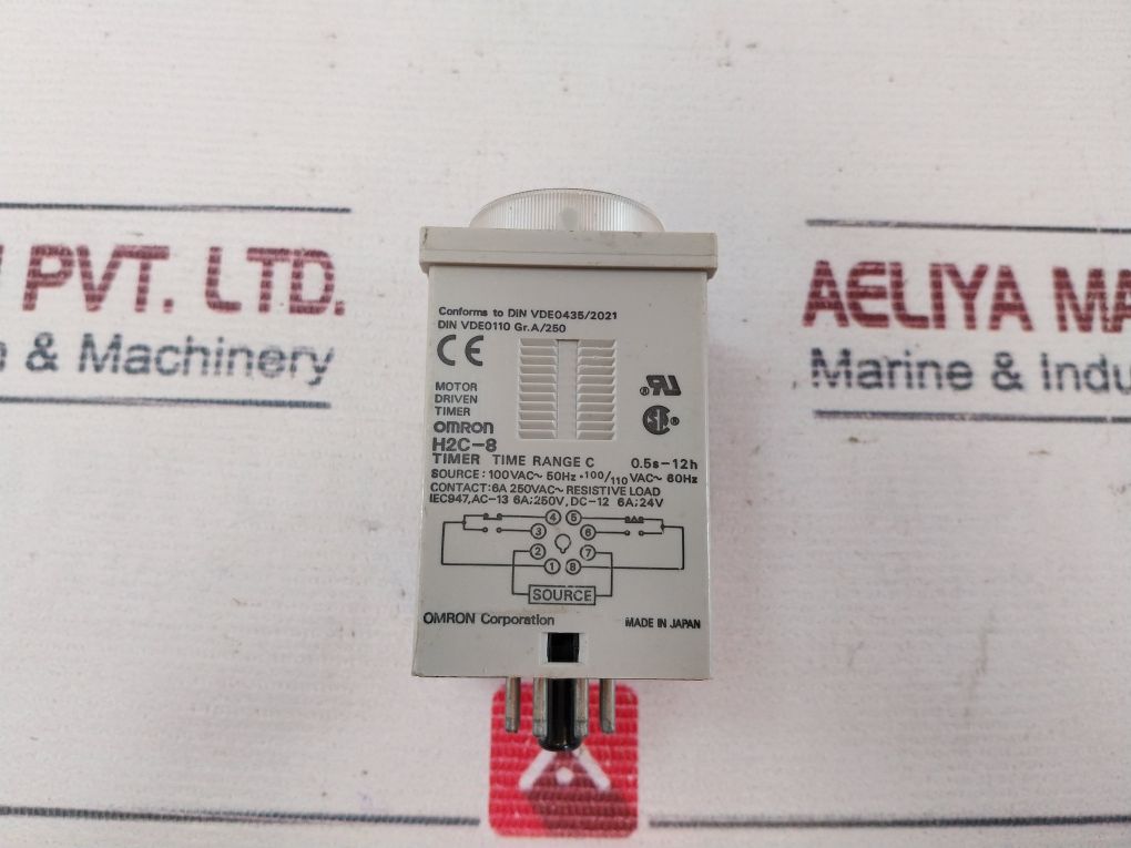 Omron H2C-8 Motor Driven Timer 24V