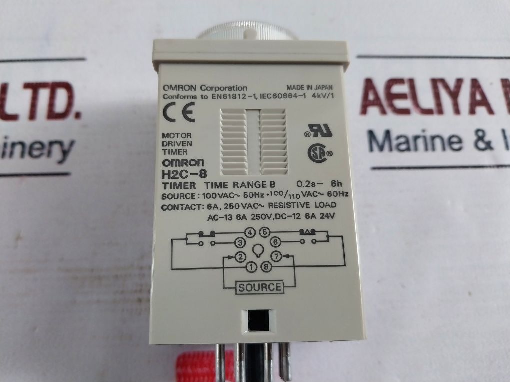 Omron H2C-8 Motor Driven Timer 0.2S-6H