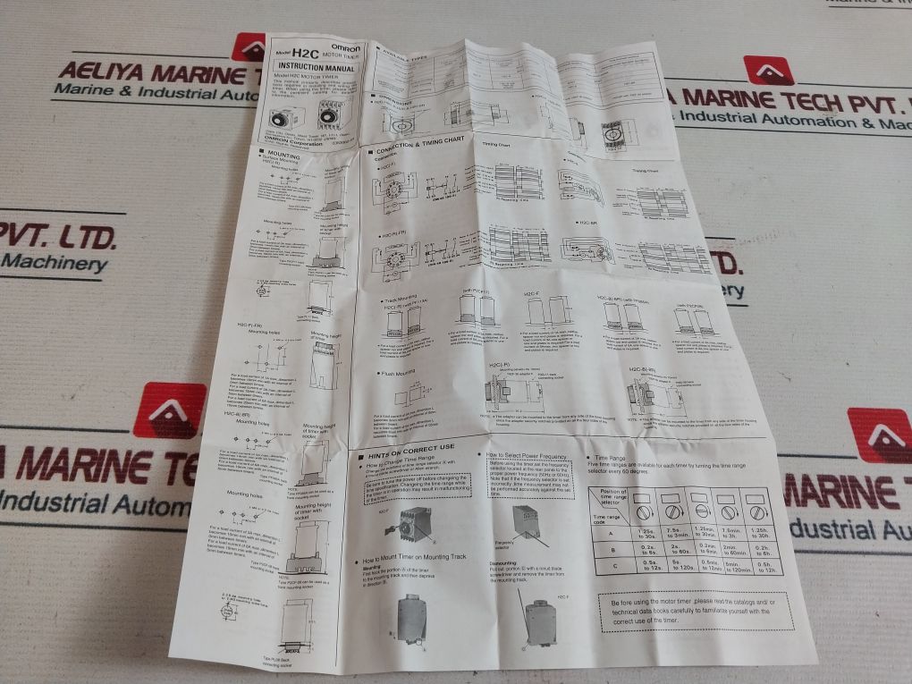 Omron H2C-8 Motor Driven Timer 0.5S-12H