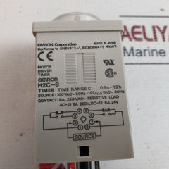 Omron H2C-8 Motor Driven Timer 0.5S-12H