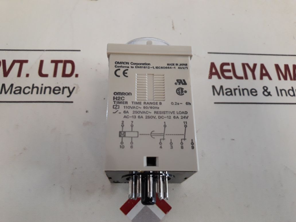 Omron H2C-s Time Delay Relay 110V Ac