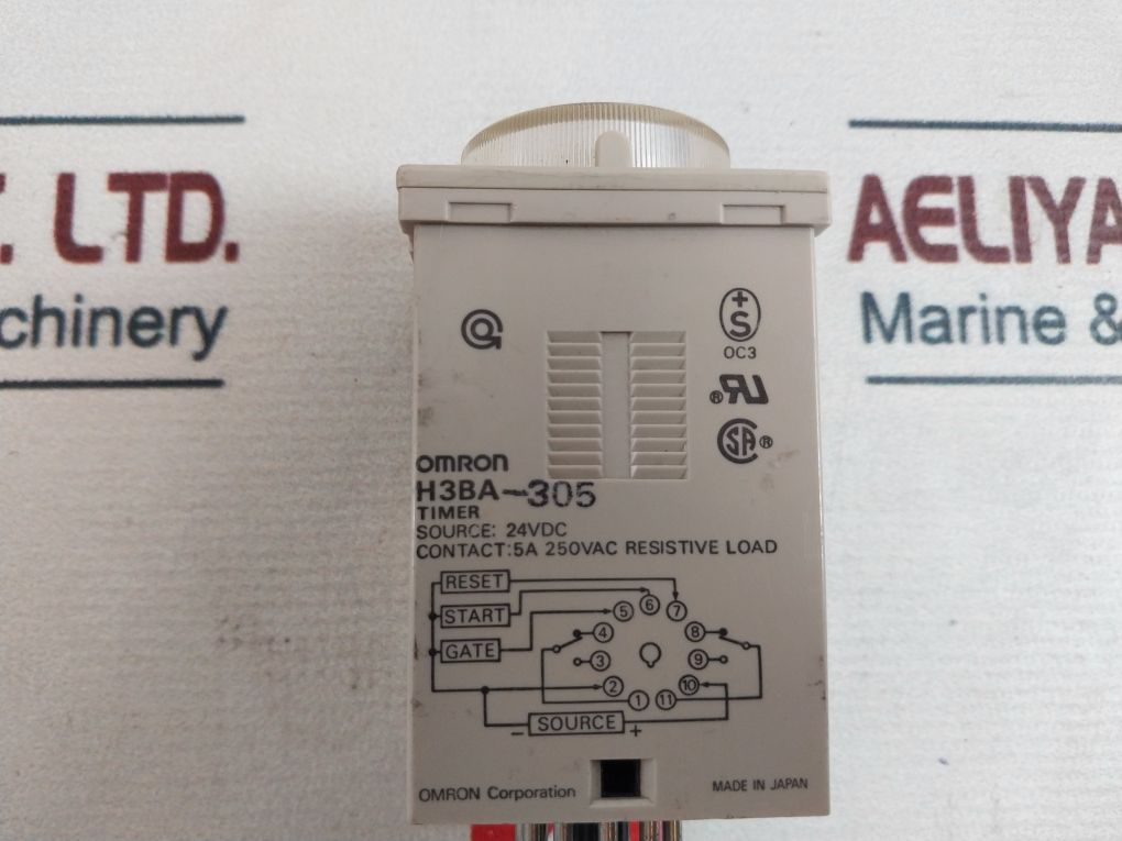 Omron H3Ba-305 Timer Source 24V Dc
