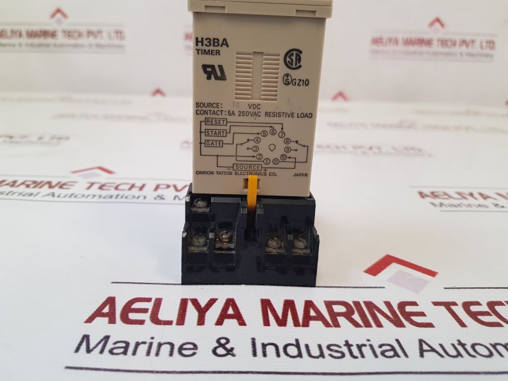 Omron H3Ba Timer 0-10 Sec 24 Vdc With Socket