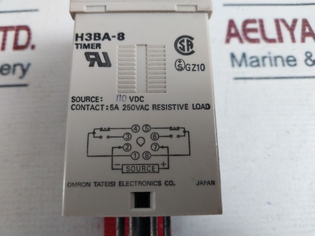 Omron H3Ba-8 Delay Timer 0-1.0 Sec