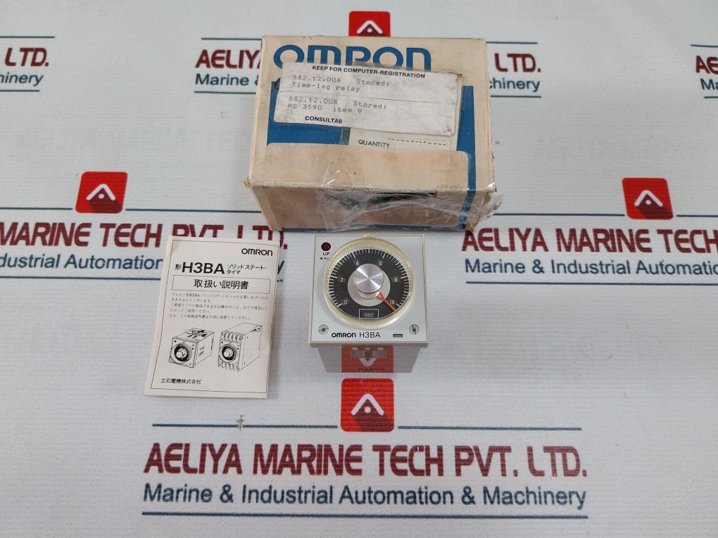 Omron H3Ba-8 Solid-state Timer 0-10 Sec