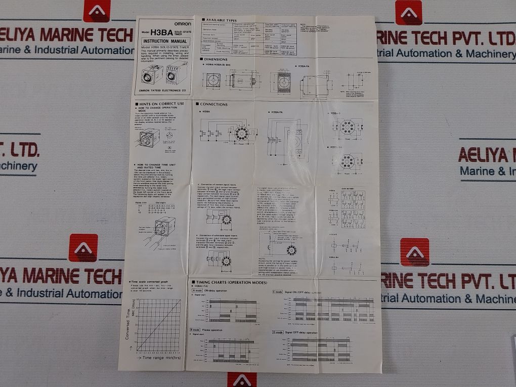 Omron H3Ba-8 Solid-state Timer 0-10 Sec