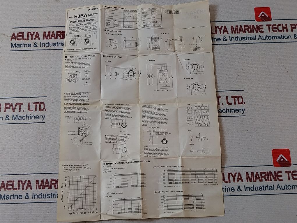 Omron H3Ba-8 Solid-state Timer 250Vac